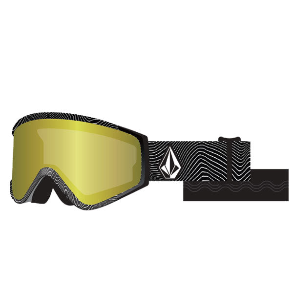 24-25 VOLCOM/ボルコム ATTUNGA YOUTH バックルストラップ キッズ ユース ゴーグル ジャパンフィット スノーボード スキー 2025 型落ち