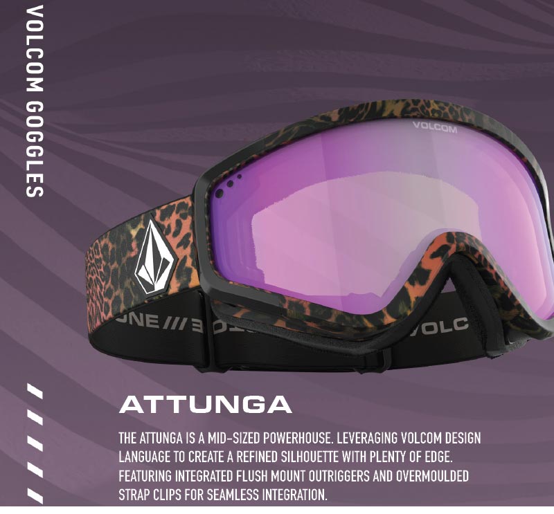 24-25 VOLCOM/ボルコム ATTUNGA レギュラーストラップ メンズ レディース ゴーグル ジャパンフィット スノーボード スキー 2025 型落ち