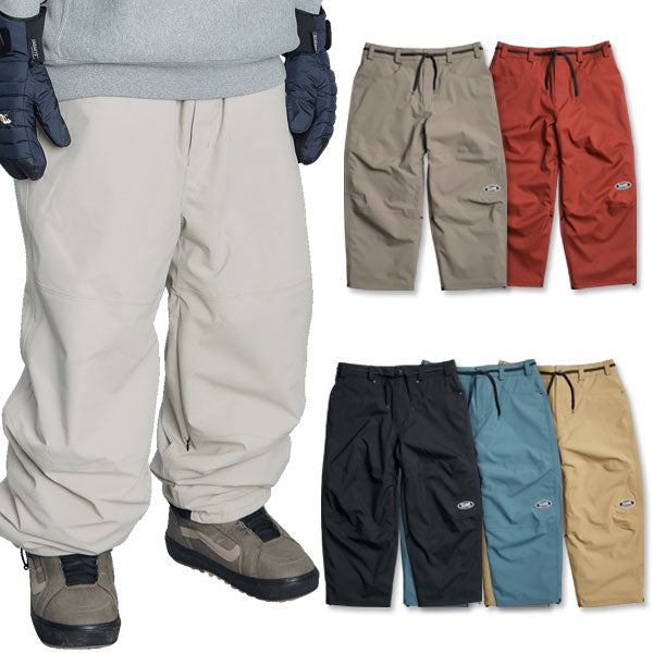 24-25 ROME/ローム BAGGY pant メンズ レディース 防水パンツ スノーボードウェア スノーウェアー 2025