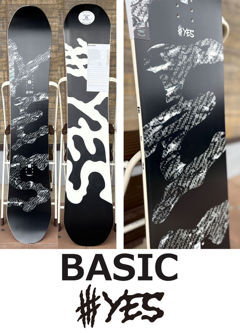 24-25 YES / イエス BASIC ベーシック メンズ スノーボード 板 2025 型落ち