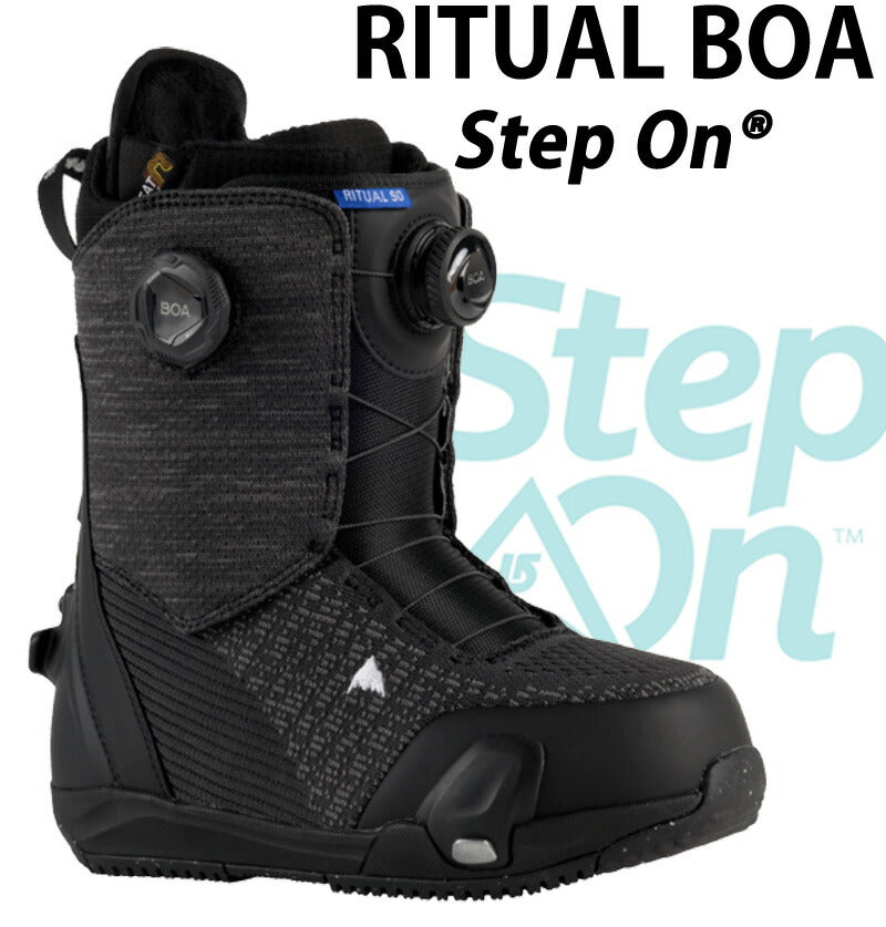 23-24 BURTON/バートン STEP ON RITUAL リチュアル ボア ステップオン レディース ブーツ 熱成型対応 スノーボード 2024