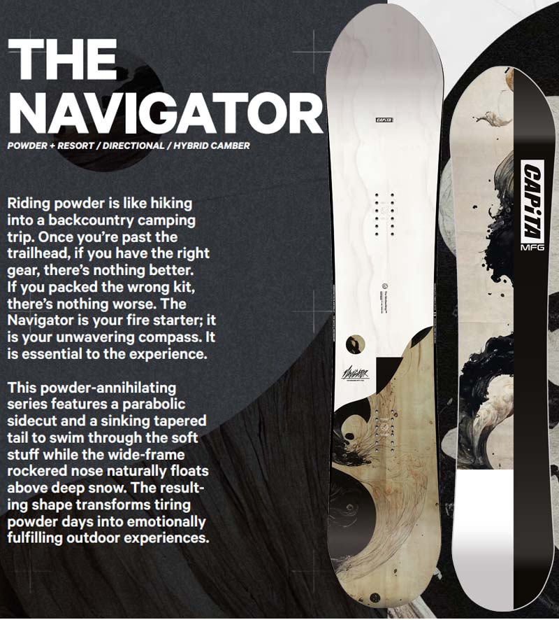 24-25 CAPITA / キャピタ 訳あり品 THE NAVIGATOR ナビゲーター メンズ レディース スノーボード 板 2025 型落ち