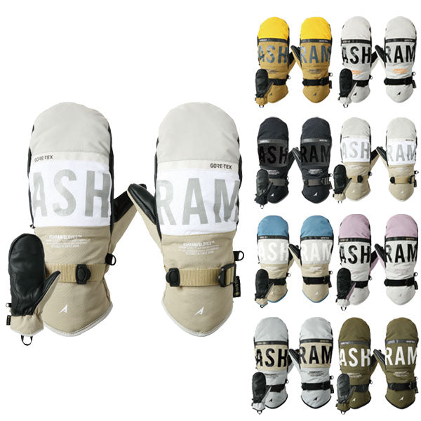 24-25 ASHRAM/アシュラム DGMA ドグマ ミトングローブ ゴアテックス 手袋 メンズ レディース スノーボード スキー 2025 型落ち