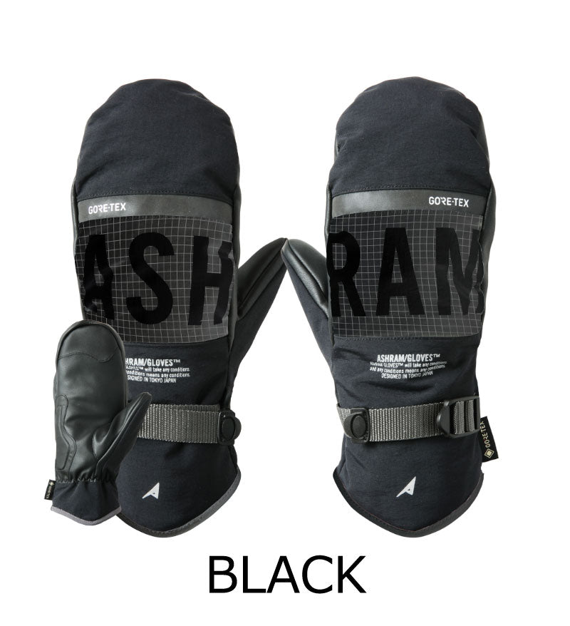 【新品】24-25 ASHRAM DGMA スノーボード ミトングローブLサイズ 24-25 ASHRAM/アシュラム DGMA ドグマ ミトングローブ ゴアテックス