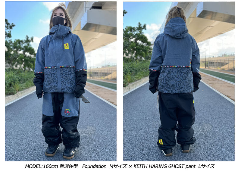 686 Keith Haring スノーボードジャケット M 上下セット 686/シックス