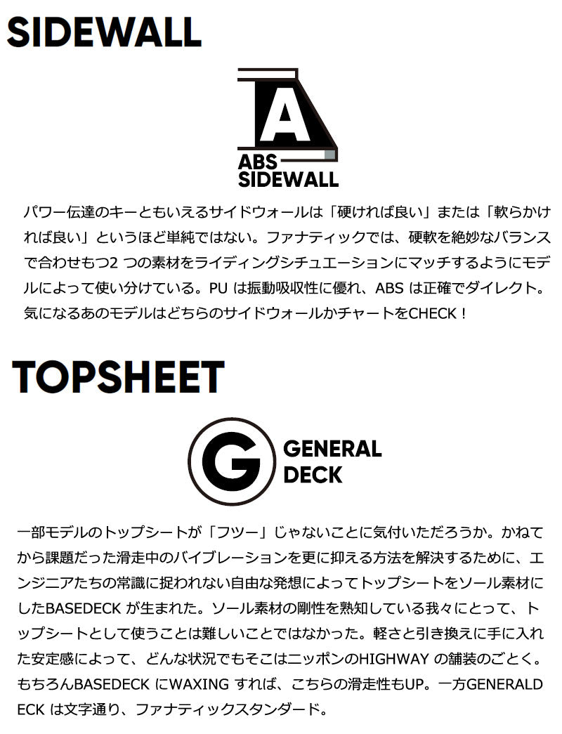 24-25 FANATIC / ファナティック ACE エース メンズ レディース