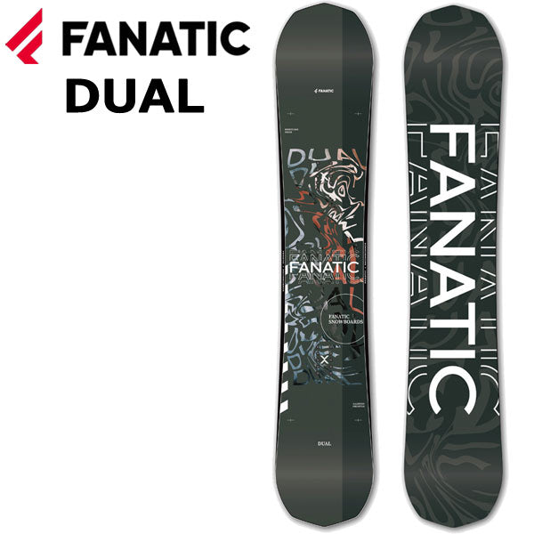 24-25 FANATIC / ファナティック DUAL デュアル メンズ レディースー スノーボード 板 2025 型落ち