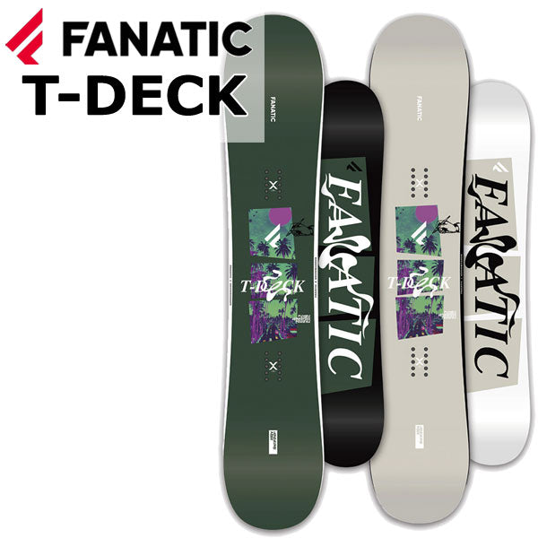 24-25 FANATIC / ファナティック T-DECK ティーデッキ メンズ レディース スノーボード 板 2025 型落ち