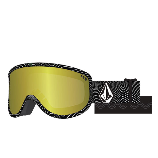 24-25 VOLCOM/ボルコム FOOTPRINTS バックルストラップ メンズ レディース ゴーグル ジャパンフィット スノーボード スキー 2025 型落ち