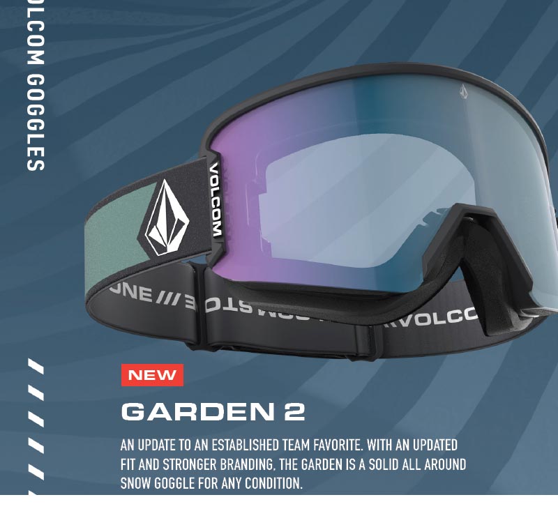 24-25 VOLCOM/ボルコム GARDEN 2 ガーデンツー レギュラーストラップ メンズ レディース ゴーグル ジャパンフィット スノーボード スキー 2025 型落ち