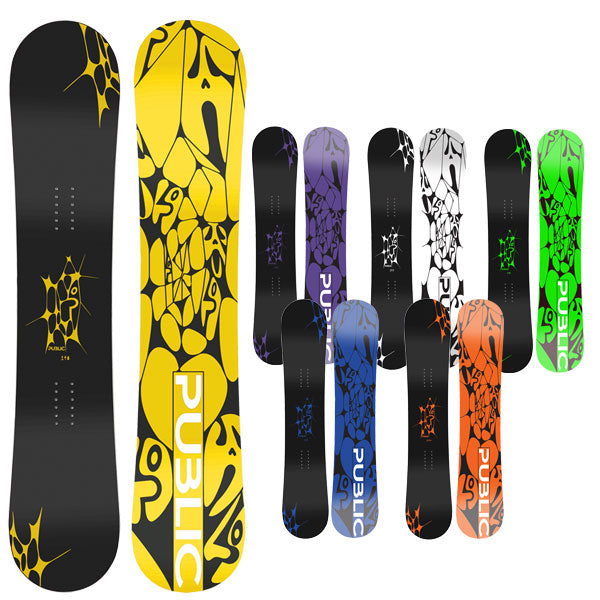 24-25 PUBLIC / パブリック GENERAL ジェネラル メンズ レディース スノーボード ジブ グラトリ 板 2025 型落ち