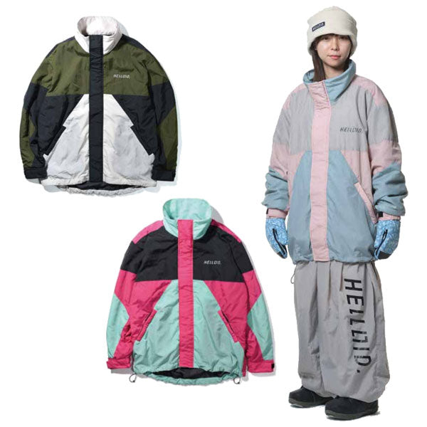 24-25 HELLOID/ヘロイド BIG NYLON jacket メンズ レディース 防水ジャケット スノーボードウェア スノーウェアー 2025