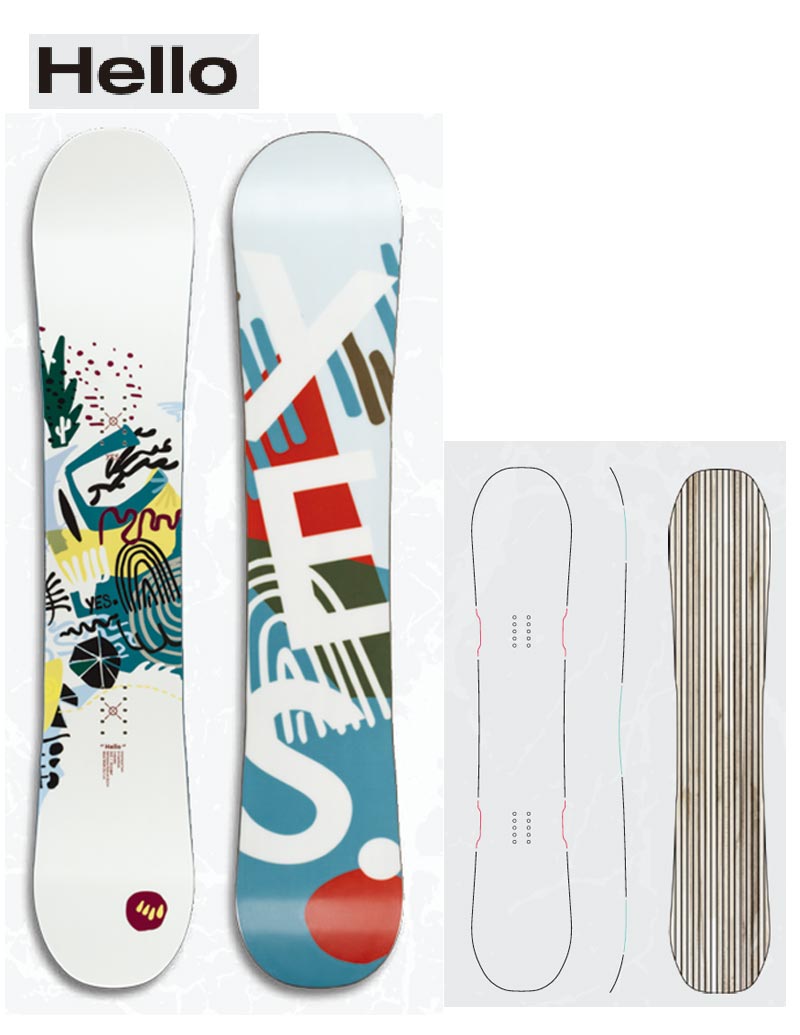 24-25 YES / イエス ロブスター HELLO ヘロー レディース スノーボード 板 2025 型落ち