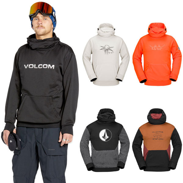 24-25 VOLCOM/ボルコム HYDRO RIDING hoodie メンズ レディース スノーボードウェア スノーボードアパレル 撥水フーディー 2025