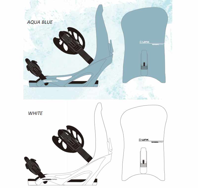 LINK GREED PROスノーボード ビンディング バインディング 24-25 LINK/リンク GREED PRO グリードプロ メンズ レディース