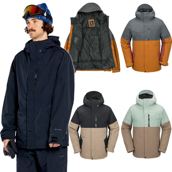 24-25 VOLCOM/ボルコム L INS GORE-TEX jacket メンズ レディース 防水ジャケット ゴアテックススノーボードウェア スノーウェアー 2025