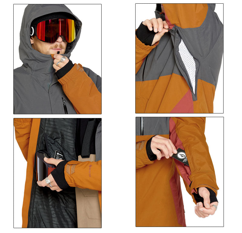 24-25 VOLCOM/ボルコム L INS GORE-TEX jacket メンズ レディース 防水