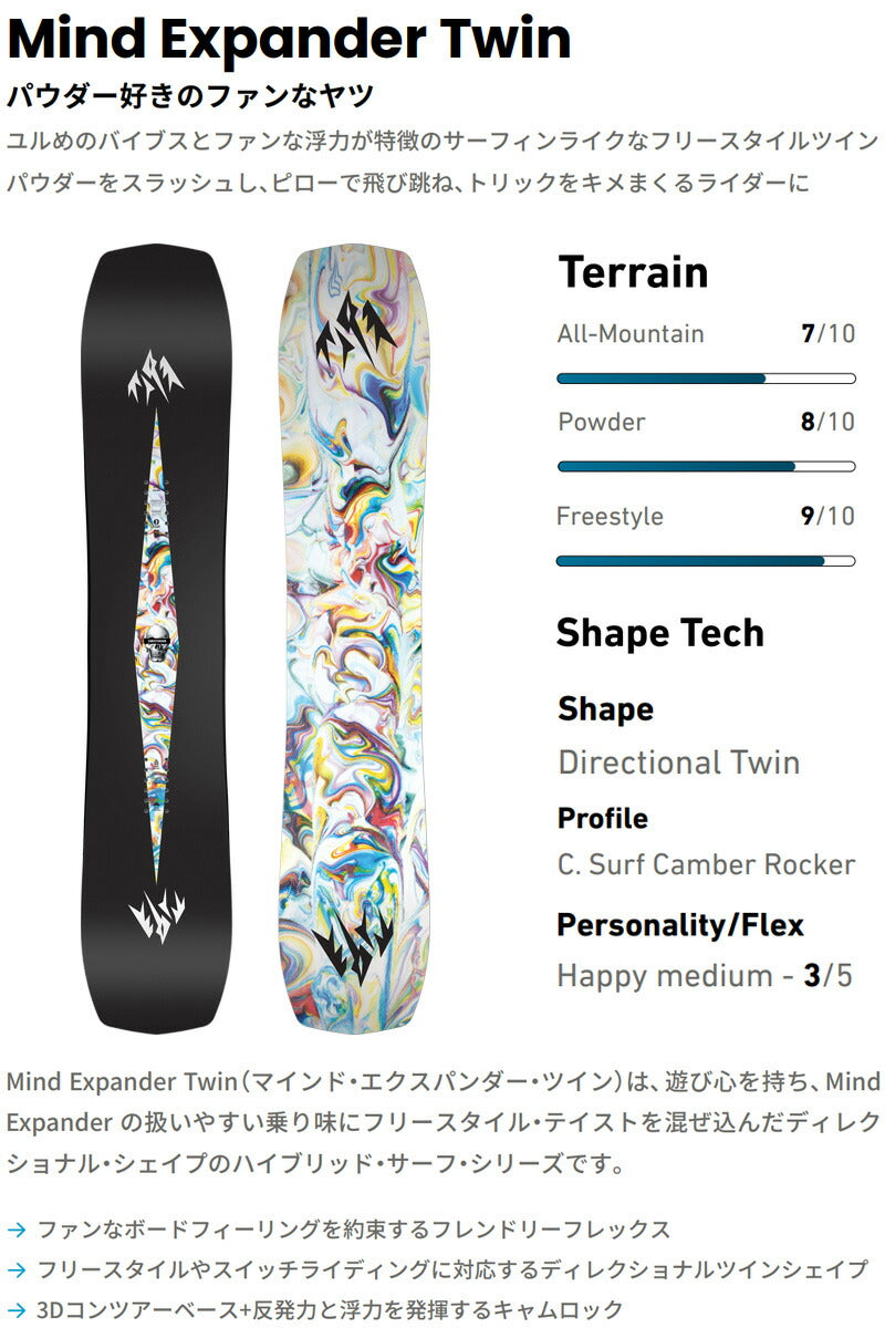 23-24 JONES / ジョーンズ MIND EXPANDER TWIN マインドエクスパンダー