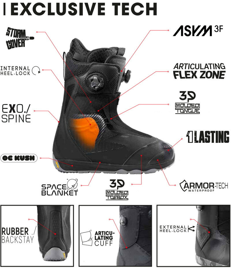 24-25 NIDECKER/ナイデッカー RIFT リフト メンズ ダブルボア ブーツ