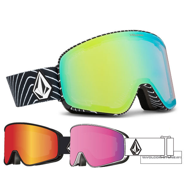 24-25 VOLCOM/ボルコム ODEYSSEY オデッセイ レギュラーストラップ メンズ レディース ゴーグル ジャパンフィット スノーボード スキー 2025 型落ち