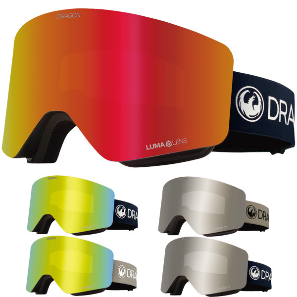 24-25 DRAGON/ドラゴン R1 JP-LumaLens メンズ レディース ゴーグル ジャパンフィット バックルベルト 日本人向け スノーボード スキー 2025 型落ち