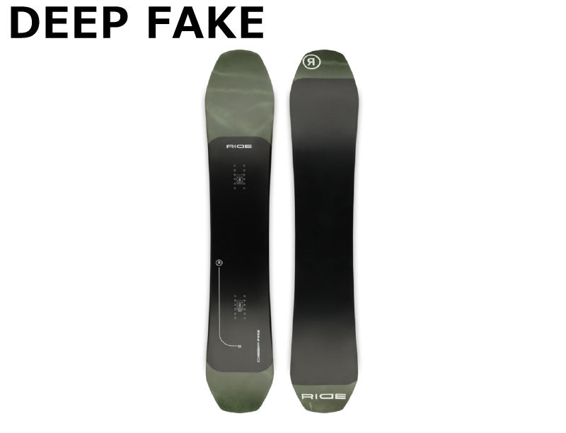 24-25 RIDE/ライド DEEP FAKE ディープフェイク メンズ レディース パウダー カービング スノーボード 板 2025 型落ち
