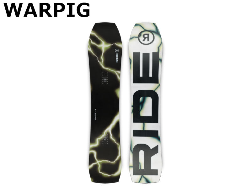 24-25 RIDE/ライド WARPIG ワーピグ メンズ レディース パウダー カービング スノーボード 板 2025 型落ち