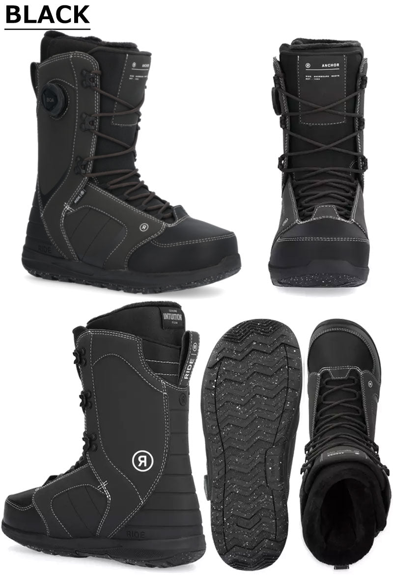 24-25 RIDE/ライド ANCHOR アンカー メンズ ブーツ 紐 レース ボア BOA
