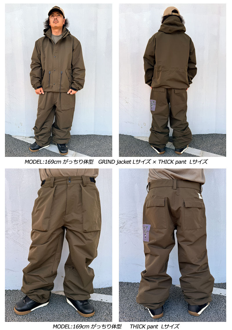 24-25 NOMADIK/ノマディック THICK pant メンズ レディース 防水パンツ