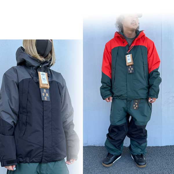 24-25 VANS/バンズ MTE HELLBOUND jacket メンズ レディース 防水ジャケット スノーボードウェア スノーウェアー 2025