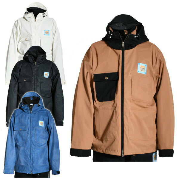 23-24 PLAN-B/プランビー WORKER JACKET ワーカージャケット メンズ レディース 防水ジャケット マンロク スノーボードウェア スノーウェアー 2024