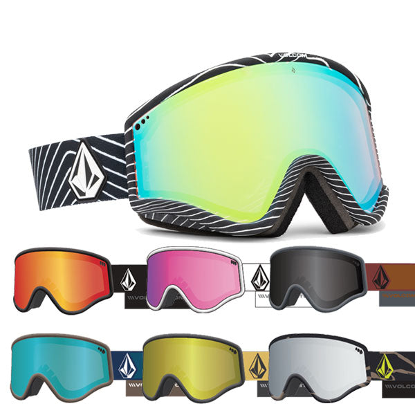 24-25 VOLCOM/ボルコム YAE レギュラーストラップ メンズ レディース ゴーグル ジャパンフィット スノーボード スキー 2025 型落ち