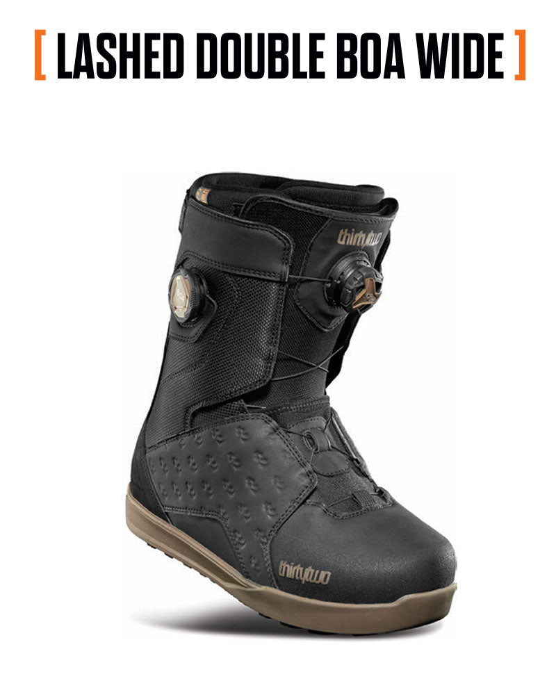 25-26 THIRTYTWO/サーティーツー LASHED DOUBLE BOA WIDE ラッシュ ワイド メンズ レディース ブーツ 熱成型 ダブルボア スノーボード 2026