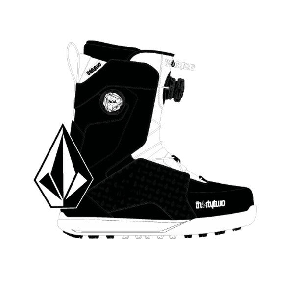 25-26 THIRTYTWO/サーティーツー LASHED DOUBLE BOA VOLCOM ラッシュ ボルコム メンズ レディース ブーツ 熱成型 ダブルボア スノーボード 2026