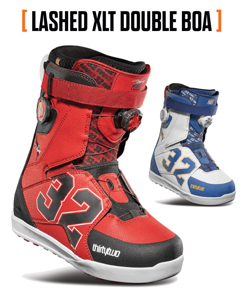 25-26 THIRTYTWO/サーティーツー LASHED XLT BOA ラッシュ エックスエルティー メンズ レディース ブーツ 熱成型 ダブルボア スノーボード 2026