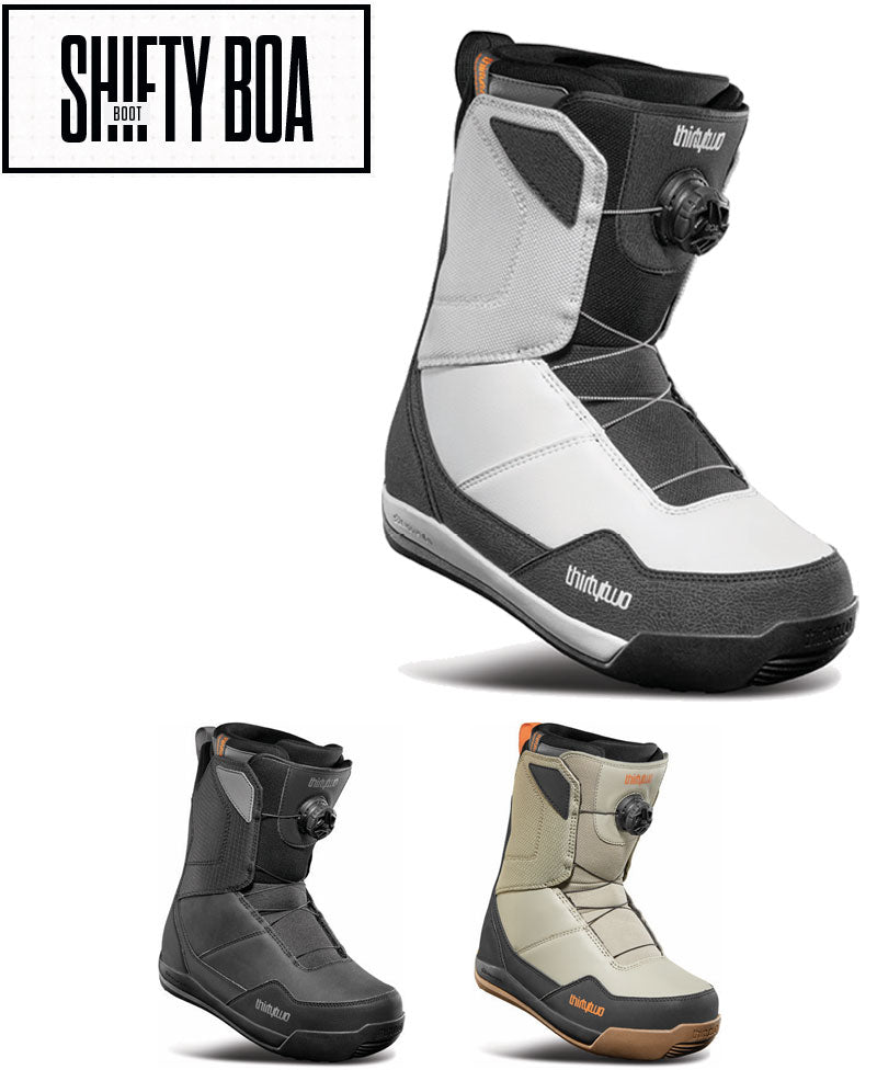25-26 THIRTYTWO/サーティーツー SHIFTY BOA シフティーボア メンズ レディース ブーツ 熱成型 ボア スノーボード 2026
