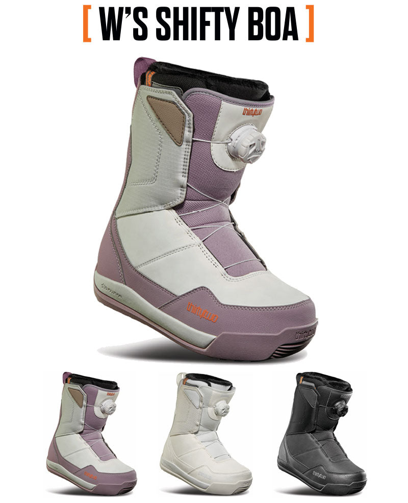 25-26 THIRTYTWO/サーティーツー W,s SHIFTY BOA シフティーボア レディース ブーツ 熱成型 ボア スノーボード 2026
