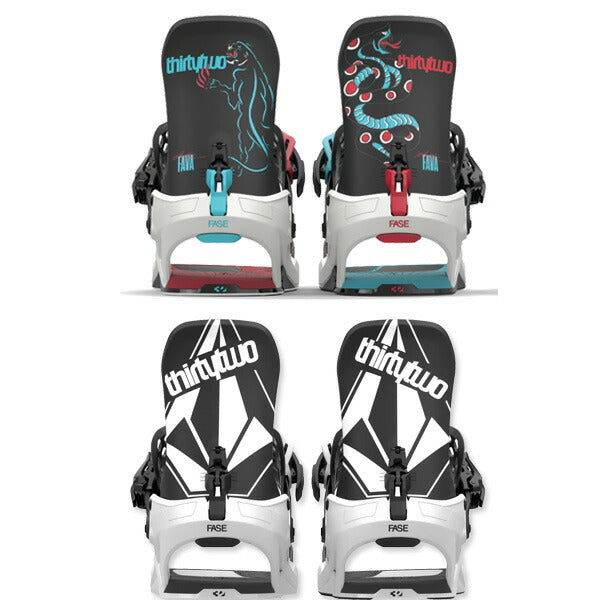 25-26 THIRTYTWO/サーティーツー T32M VOLCOM & FAV FASE フェイズボルコム メンズ レディース ビンディング バインディング スノーボード 2026