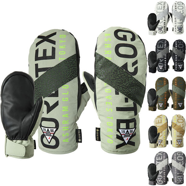 25-26 ASHRAM/アシュラム PROFILE LOGO MITT プロファイルロゴミトン ミトングローブ ゴアテックス 手袋 メンズ レディース スノーボード スキー 2026