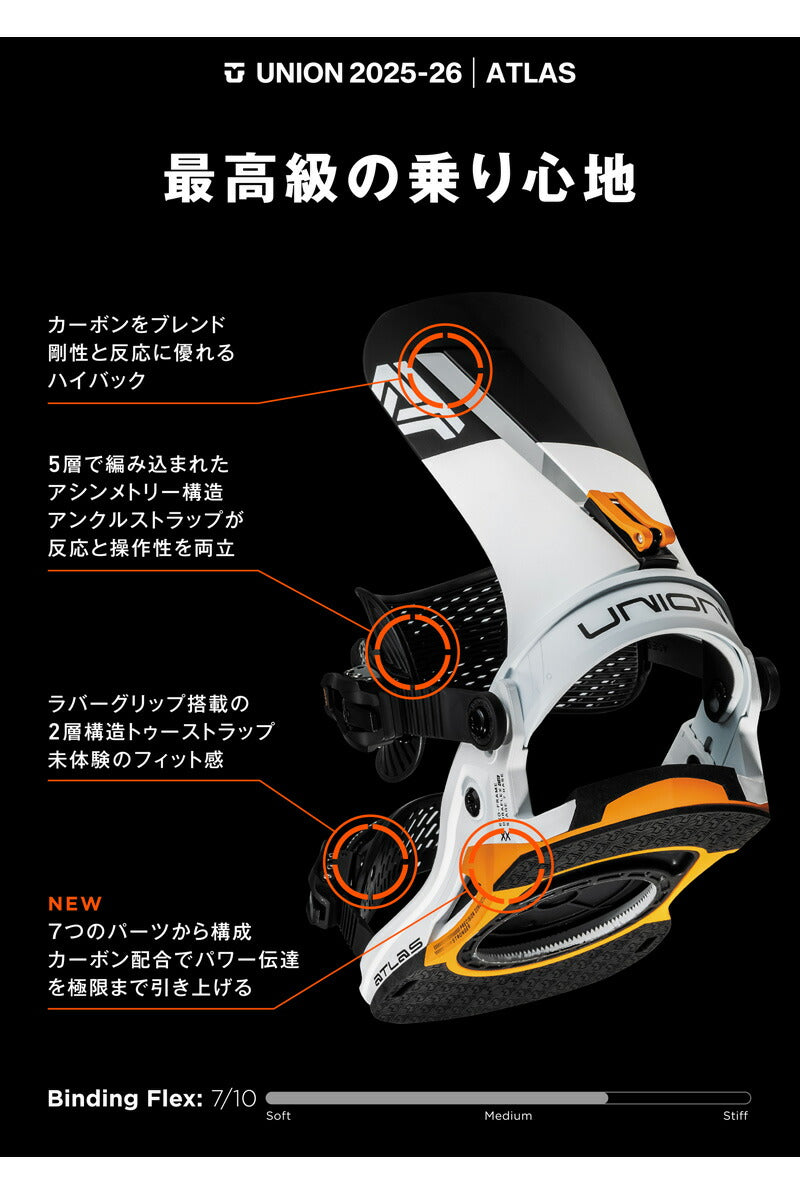25-26 UNION/ユニオン ATLAS アトラス メンズ レディース ビンディング