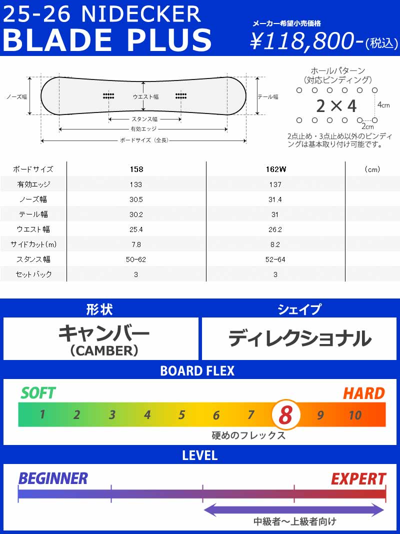 25-26 NIDECKER/ナイデッカー BLADE PLUS ブレイドプラス メンズ