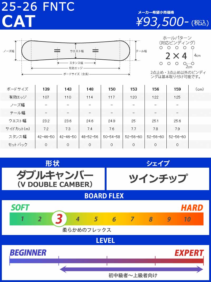25-26 FNTC/エフエヌティーシー CAT シーエーティー メンズ レディース