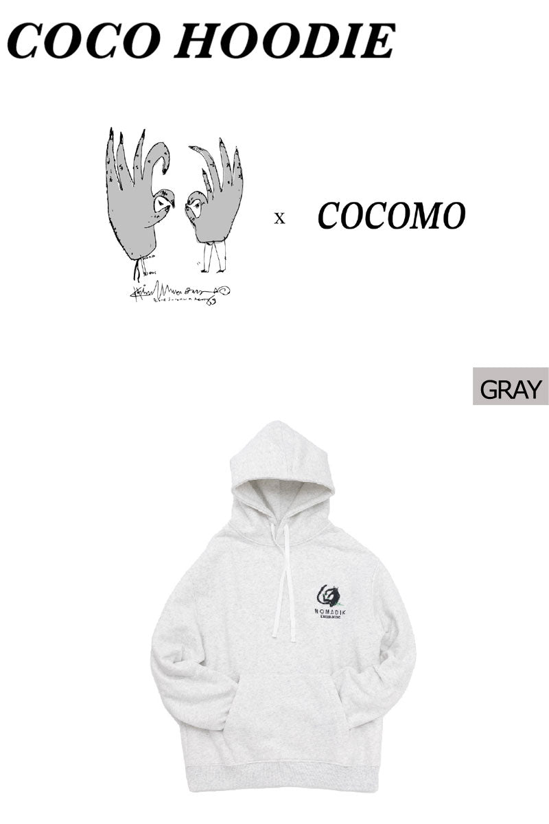 25-26 NOMADIK/ノマディック COCO hoodie メンズ レディース パーカー フーディー セカンドレイヤー スノーボードアパレル スノーウェアー 2026