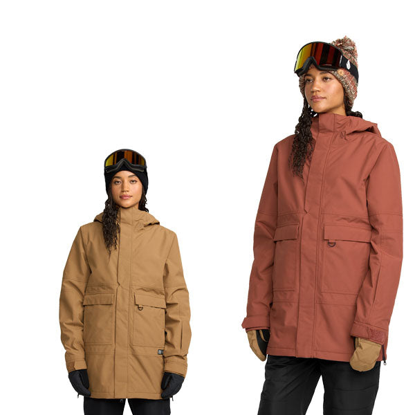 25-26 VOLCOM/ボルコム QC CRUISER INS parka レディース 防水ジャケット スノーボードウェア スノーウェアー 2026