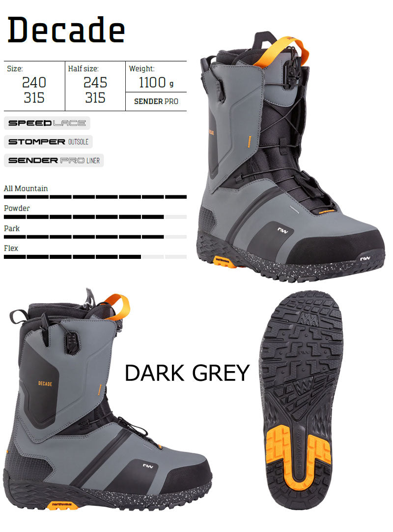 25-26 NORTHWAVE/ノースウェーブ DECADE ディケード メンズ レディース ブーツ スノーボード 2026
