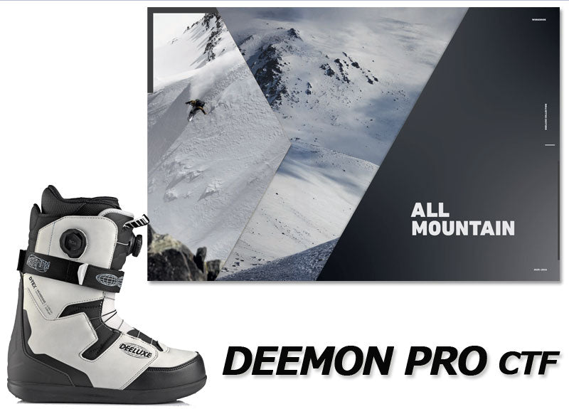 25-26 DEELUXE/ディーラックス DEEMON PRO ctf ディーモンプロ メンズ レディース 熱成型対応ブーツ ダブルボア スノーボード 2026