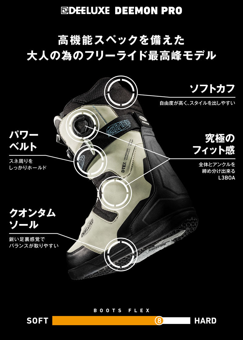 25-26 DEELUXE/ディーラックス DEEMON PRO s4 ディーモンプロ メンズ