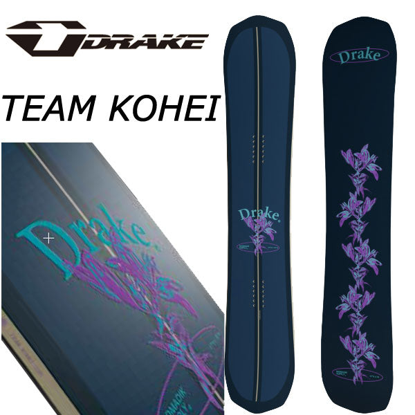 25-26 DRAKE/ドレイク TEAM KOHEI チーム コウヘイ 工藤洸平 メンズ スノーボード パウダー 板 2026