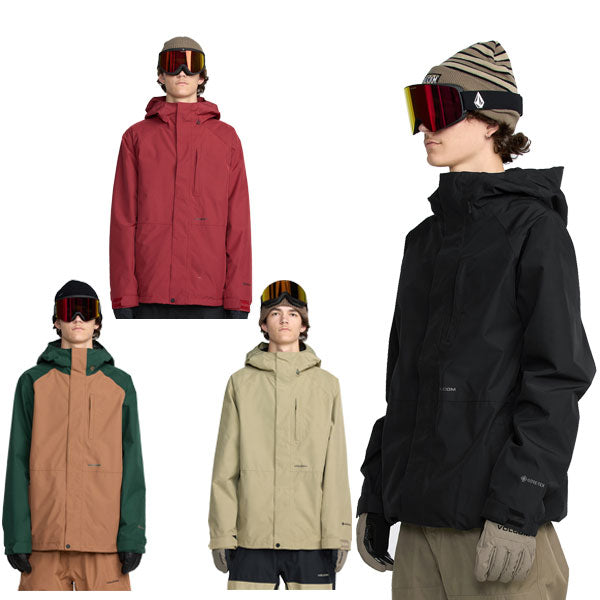 25-26 VOLCOM/ボルコム DUA INS GORE-TEX jacket メンズ レディース 防水ジャケット ゴアテックス スノーボードウェア スノーウェアー 2026