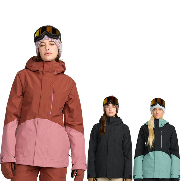 25-26 VOLCOM/ボルコム V.CO ERAS INS GORE jacket レディース 防水ジャケット ゴアテックス スノーボードウェア スノーウェアー 2026
